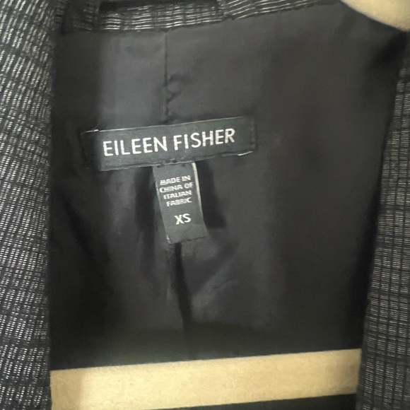 Eileen Fischer light gray jacket - Picture 2 of 4